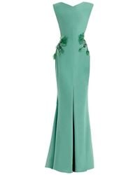 Gemy Maalouf - Structured-Neckline Maxi Dress - Lyst