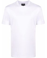 Emporio Armani - T-shirt Met Logopatch - Lyst