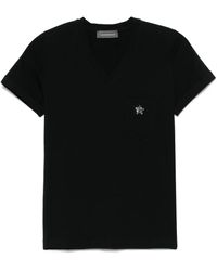Lorena Antoniazzi - Star-Appliqué T-Shirt - Lyst