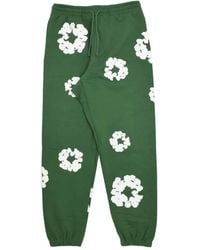 DENIM TEARS - Drawstring Floral-Print Track Pants - Lyst