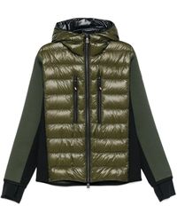 Moncler - Doudoune À Empiècements Contrastants - Lyst