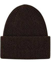 MC2 Saint Barth - Logo-Embroidered Ribbed-Knit Beanie Hat - Lyst