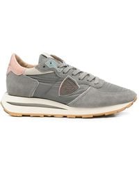 Philippe Model - Tropez Haute Suede-Panelled Sneakers - Lyst