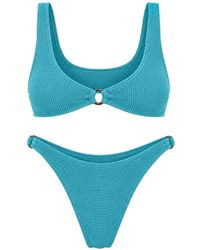 BOUND - Crinkled Ring-Detail Bikini - Lyst