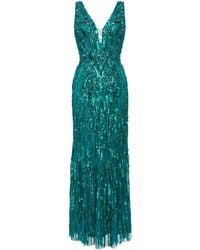 Jenny Packham - Raquel Crystal-embellished Gown - Lyst