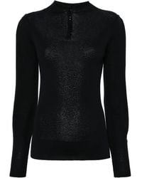 Lemaire - Top Con Collo Rialzato - Lyst