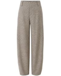 Closed - Wool Blend Trousers - Lyst