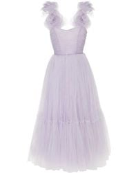 Ana Radu - Vestido de fiesta con aplique floral - Lyst