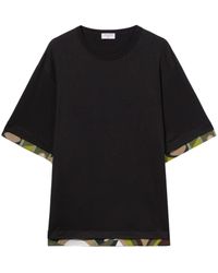 Emilio Pucci - T-Shirt mit Iride-Print - Lyst