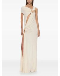 Christopher Esber - Veer Spiral Crystal Draped Maxi Dress - Lyst
