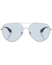 Burberry - Double-Bridge Pilot Sunglasses - Lyst