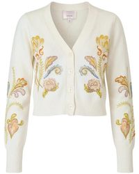 Cinq À Sept - Nikko Heirloom Embellished Cardigan - Lyst