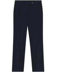 BOSS - Flared-Fit Cropped Trousers - Lyst