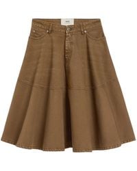 Ami Paris - Katoenen Midi-Rok - Lyst