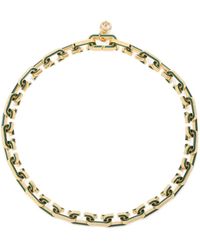 CASABLANCA - Collier En Chaîne Émaillée - Lyst