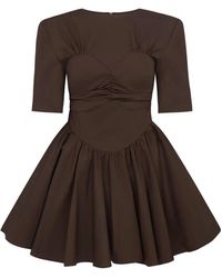 Violante Nessi - Timothee Short-Sleeve Pleated Mini Dress - Lyst