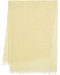 Fabiana Filippi - Stud-Detail Poplin Scarf - Lyst
