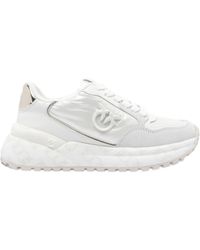 Pinko - Logo-Detail Chunky-Sole Sneakers - Lyst