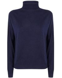 Drumohr - Roll-Neck Wool Sweater - Lyst
