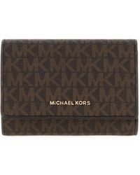 MICHAEL Michael Kors - Bryant Medium Signature-Logo Wallet - Lyst