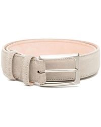 N.Peal Cashmere - Buckled Suede Belt - Lyst