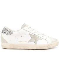 Golden Goose - Super-Star Leren Sneakers - Lyst