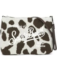 MC2 Saint Barth - Animal-Print Logo-Detail Cross Body Bag - Lyst