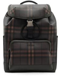 Burberry - Zaino City Check - Lyst
