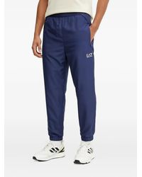 EA7 - Pantalones de chándal con cintura elástica - Lyst