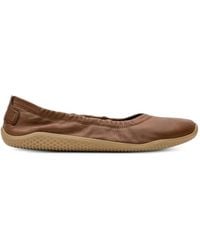Vivobarefoot - Asana Yin Elasticated Leather Ballet Flats - Lyst