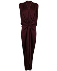 Michael Kors - Draped Maxi Dress - Lyst