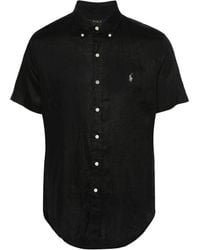 Polo Ralph Lauren - Polo Pony-embroidered Linen Shirt - Lyst