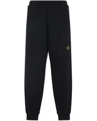 Stone Island - Pantalones De Chándal Con Bolsillo De Parche - Lyst