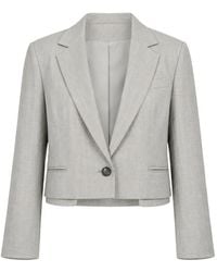 WE-AR4 - Blazer Crop À Simple Boutonnage - Lyst