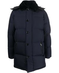 Brioni - Doudoune À Fermeture Zippée - Lyst