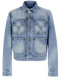 DSquared² - Jacke Mit Diagonalen Taschen - Lyst