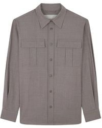 Paul & Shark - Flap-Pocket Wool Overshirt - Lyst