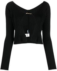 Jacquemus - Pralu Longue Charm Cardigan, Long Sleeves, 100% Polyester - Lyst