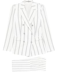 Tagliatore - Double-Breasted Striped Suit - Lyst