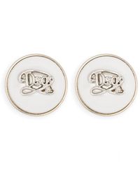 DSquared² - Logo-plaque Clip-on Earrings - Lyst