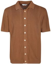 Daniele Fiesoli - Ribbed-Knit Short-Sleeve Shirt - Lyst