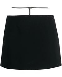 DSquared² - Strap-Detail Mini Skirt - Lyst