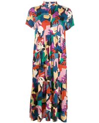 Ba&sh Jurk Met Print - Blauw