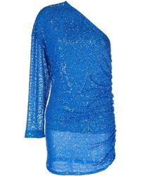 In the mood for love - Alexandra Sequin-embellished Mini Dress - Lyst