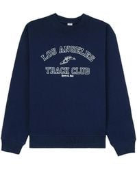 Sporty & Rich - Track Club Crew-Neck Sweatshirt - Lyst