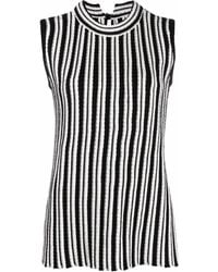 Jil Sander - Rib-knit Sleeveless Top - Lyst