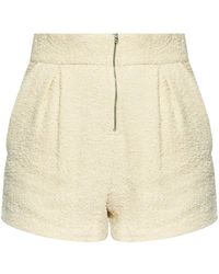 IRO - Bouclé Zip-Up Shorts - Lyst