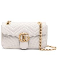 Gucci - Gg Marmont Kleine Schoudertas - Lyst