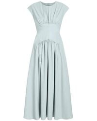 Proenza Schouler - Nyssa Ruched-Detail Maxi Dress - Lyst