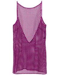 Kiki de Montparnasse - Pointillee Mini V-Back Dress - Lyst